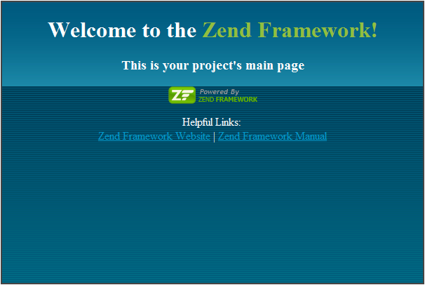 che compongono un qualsiasi progetto sviluppato con Zend Framework.