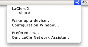 Accès et gestion des fichiers Guida per l utente pagina 18 3. Accesso e gestione dei file Usare LaCie Network Assistant per accedere alle cartelle condivise.