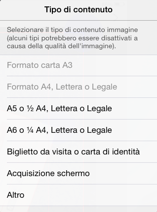 Ritaglio Toccare (1). Trascinare i bordi nella posizione desiderata. L'area tra le righe interne verrà inclusa nell'elaborazione. Per conservare l'immagine intera, toccare (2).