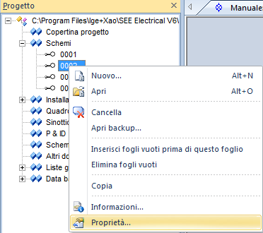 Creazione e modifica dei Modelli di Foglio (Cartigli) - 61 10.