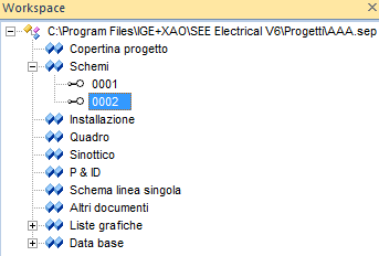 Installazione di SEE Electrical V6-8 Dopo la creazione di un foglio compare la finestra contenente le informazioni del foglio di disegno: Osservazioni Il programma calcola automaticamente il numero