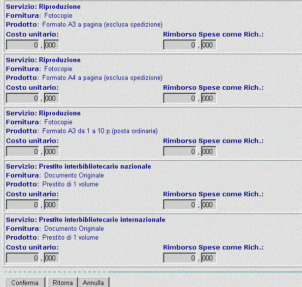 1.2 Prezzi Cliccare su Prezzi Prodotti e su Nuovo per inserire i prezzi. N.B.