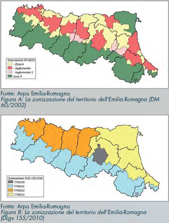 9.2 Qualità dell aria Sin dall anno 2000 sono state svolte a Cervia diverse campagne di misura della qualità dell aria (sempre a cura di ARPA Ravenna) finalizzate alla predisposizione del Piano