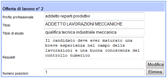 l eliminazione di un offerta può quindi accadere di trovare una o più persone candidate a un offerta di lavoro inesistente. Utilizzando PHP è possibile far si che questo non si verifichi.