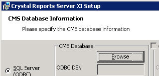 4 Nel campo Nome database, digitare BOE115 e fare clic su OK. 5 Chiudere Microsoft SQL Server Management Studio. 6 Inserire il CD di Crystal Reports Server XI R2 nell'unità CD-ROM.