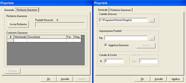 IMPORTAZIONE GIACENZE DA MAGAZZINO AUTOMATICO Nel caso in cui fosse presente il Magazzino Automatico (Rowa, Tecnilab ecc.