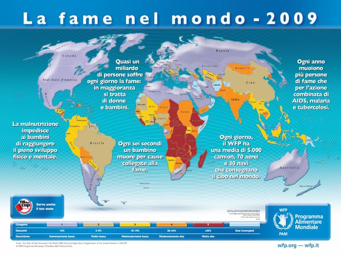 Se da una parte c è ancora chi soffre la fame (circa 805 milioni di persone denutrite secondo i dati della FAO nel 2014), dall altra c è chi muore per disturbi di salute legati a un alimentazione