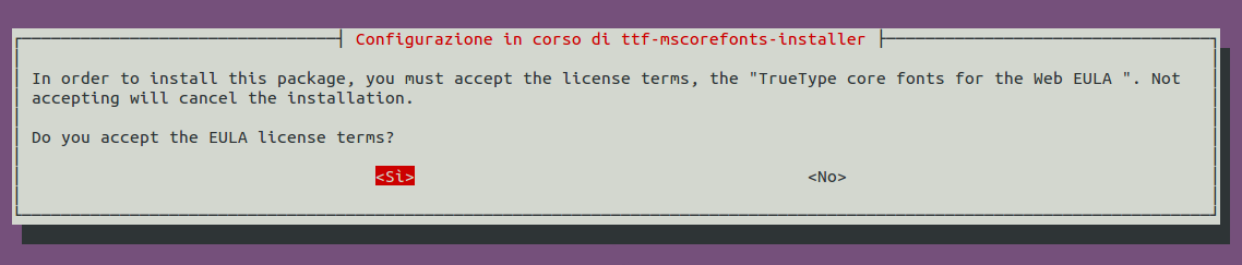 sh Sempre dalla cartella Script, lanciate lo script 3-Software-necessario.sh, come avete già fatto per il precedente punto.