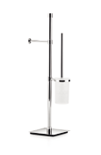 51191 Piantana con 3 portasalvietta / Towel-stand, 3 arms L 230 x H 910 x P 430 mm 51193 Piantana con porta rotolo e porta scopino / Toilet paper and brush holder stand L