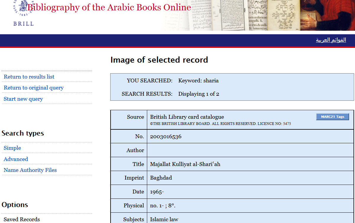 Il fulltext dei documenti Le banche dati hanno il FULLTEXT?