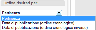 Risultati della ricerca Delle funzioni previste, solo per salvare le ricerche è necessario possedere un proprio account.