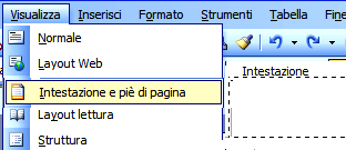 40 41 42 43 28- da Visualizza Intestazione a piè pagina, aprirai lo sfondo pagina che sarà replicato