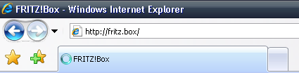 Apertura dell interfaccia utente 4 Apertura dell interfaccia utente fritz.box Il FRITZ!Box ha un interfaccia utente a cui si accede attraverso un browser.