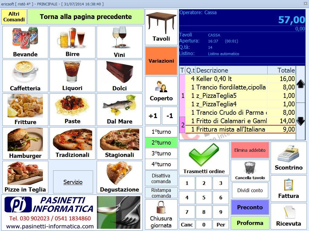 La soluzione RISTO4 in particolare rappresenta quanto di più evoluto si possa trovare per la ristorazione, basti pensare che tutti i grandi nomi del panorama nazionale (Dolce&Gabbana Gold a Milano,