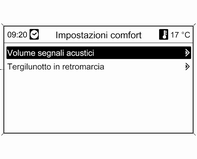 130 Strumenti e comandi Condizionatore: attiva o disattiva il raffreddamento quando si attiva l'accensione o si utilizza l'ultima impostazione selezionata.