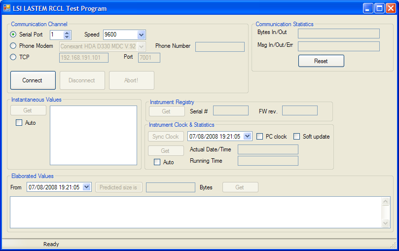 3.Applicazione di esempio Insieme alla libreria è fornita un applicazione di esempio, completa di codice sorgente in linguaggio C# e sviluppata tramite Microsoft Visual Studio 2008 in ambiente.net 3.