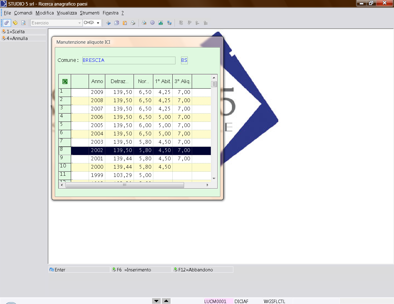 Tutte le tabelle e gli elenchi sono immediatamente esportabili in formato Excel con un semplice clic L ordinamento delle tabelle e degli elenchi mostrati a video può essere modificato liberamente