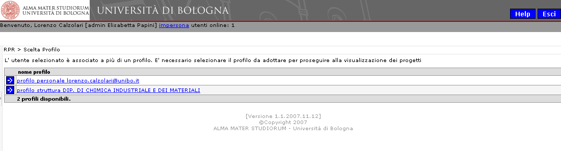 3.3.2. Esportazione In diverse maschere è possibile esportare il contenuto in formato Portable Document Format (.PDF), Documento di Word (.DOC) o Documento di Excel (.XLS).