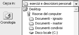 In qualsiasi modo l utente decida di aprire un database esistente, Access porrà a sua disposizione l ambiente di lavoro (Figura 9-5) per cercare il file desiderato, nelle cartelle del disco rigido,