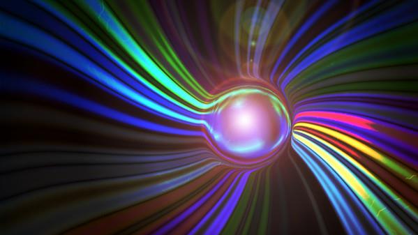 Il nome fotóne è dato dal "quanto" associato a un'onda elettromagnetica (in particolare luminosa) nel quadro della meccanica quantistica: è una particella neutra che si propaga nel vuoto, con una