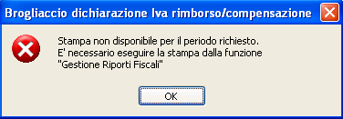 Utilizzando infatti tale stampa, verrà visualizzato il seguente messaggio: E necessario pertanto accedere