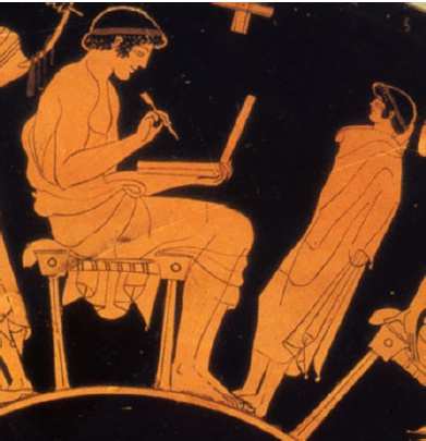 ALFABETI E PAROLE Imparare a scrivere come gli antichi Attività: la nascita della scrittura occidentale (Greci ed Etruschi) Scriba per un giorno Destinatari: Classi V - Scuola Primaria Obiettivi: