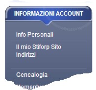 E adesso sei dentro. Fai click su Il mio Stiforp Sito Indirizzi Click su Italiano e, scriviti il link di colore rosso che vedi sopra al tuo sito.