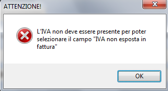 <Partita IVA>: campo di tipo Partita IVA nel quale è possibile indicare una Partita IVA esistente (in questo caso non si passa dall'anagrafica generale e i dati anagrafici a seguire vengono saltati);