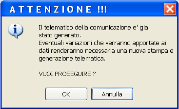 Accedendo alla scelta con la protezione attiva viene proposta la seguente schermata con la quale si può procedere con la disattivazione della protezione stessa.