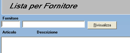 Digitare la descrizione dei prodotti. Premere INVIO. La tabella si compilerà in automatico in tutte le sue parti: codice e descrizione del prodotto, giacenza, totale del prodotto e totale del netto.