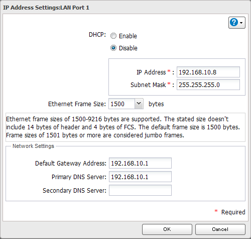 2 Fare clic su a destra di "IP Address (Indirizzo IP)". 3 Selezionare la porta LAN. 4 Cliccare su [Edit (Modifica)].