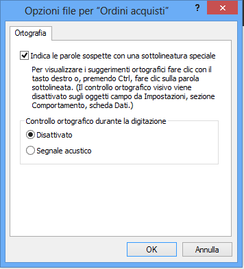Preferenze nella scheda Generale dell'applicazione runtime (OS X) La scheda Formato non è inclusa nella finestra di dialogo Preferenze dell'applicazione