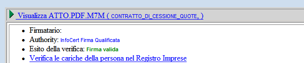 Il file.rel.p7m viene automaticamente sbustato e suddiviso nei tre file che sono riportati nel dettaglio degli allegati: 1..rel.xml: file originale in formato non leggibile 2.