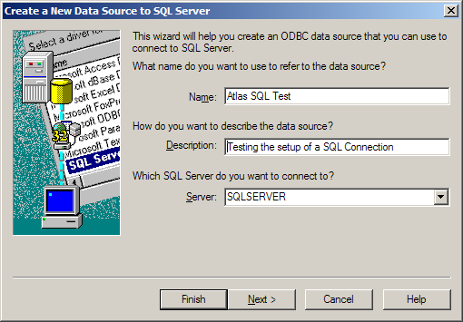 Verrà chiesto di specificare quale driver utilizzare come origine dati. 3. Fare doppio clic su SQL Server. 4.