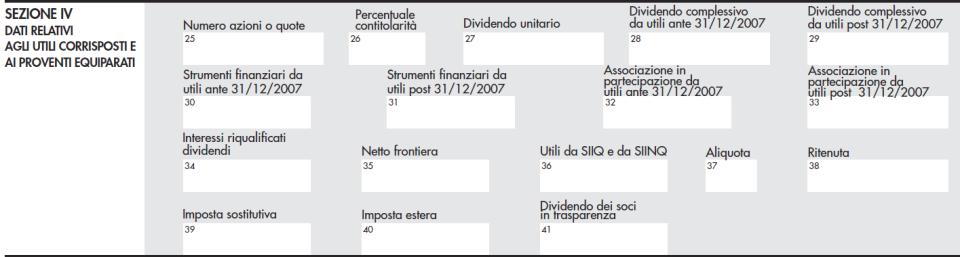 ulteriori informazioni utili al percettore, per la successiva compilazione della propria dichiarazione dei redditi, quali le modalità di calcolo degli utili corrisposti, delle ritenute o imposte