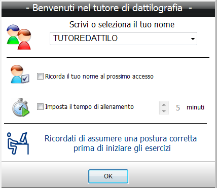 PAG. 17 LOGIN Non è possibile utilizzare il programma se non si inserisce il proprio nome nella finestra di Login. La finestra di Login viene visualizzata ad ogni avvio o riavvio programma.