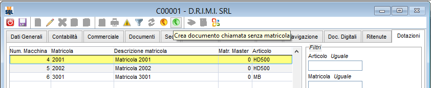 Assistance Relativamente al modulo Assistance numerose e importanti sono le novità introdotte con la build 05.08.033.