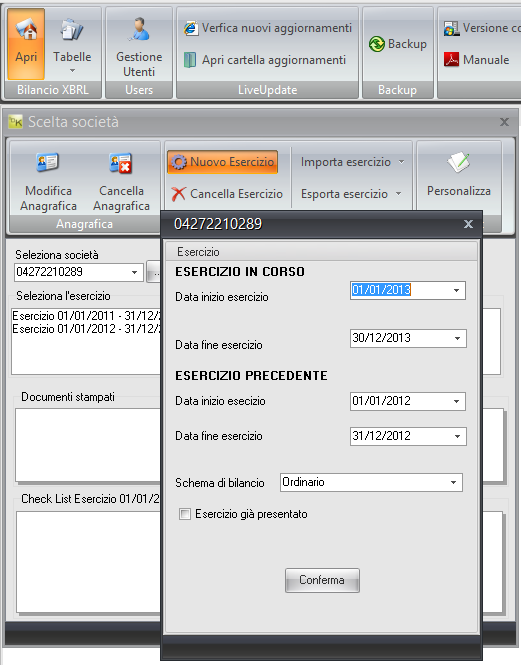 Import dati in software di bilancio Il programma KalyXBRL è predisposto per l import dei dati da un file XLS il cui formato può anche essere variabile; durante la procedura di import è infatti