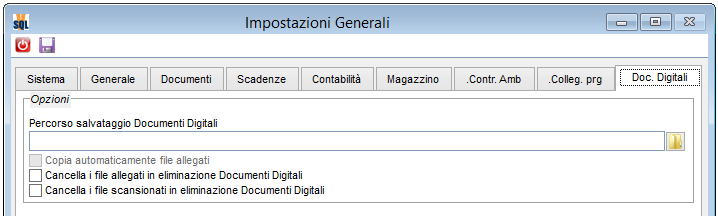 Documenti digitali Il modulo dei Documenti Digitali è sempre stato apprezzato per la possibilità di collegare alle anagrafiche e ai movimenti di Vision qualsiasi tipo di file.