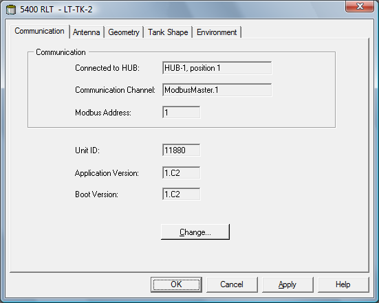 Manuale di configurazione del sistema Rosemount Raptor 5.9.