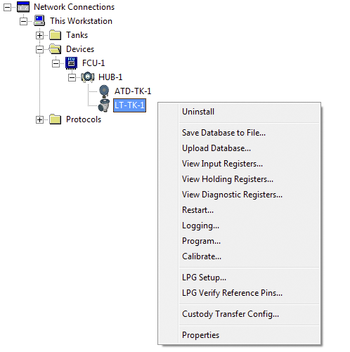 Manuale di configurazione del sistema Rosemount Raptor 4.1 MENU La barra dei menu, in alto sullo schermo, contiene le voci File, View, Service, Tools, e Help. Figura 4-4.