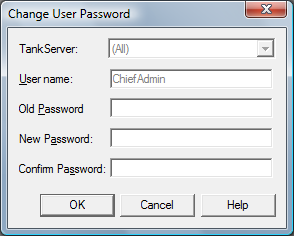 Manuale di configurazione del sistema Rosemount Raptor 4.5.5 Modifica della Password TankMaster permette di cambiare la password in ogni momento: 1.