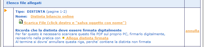 4 Firma della Distinta Per apporre le firme digitali sulla distinta occorre effettuare le operazioni di firma esternamente dal browser (internet) tramite il proprio software di