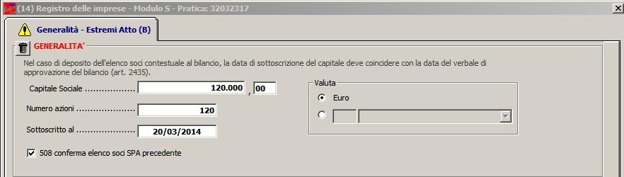 La compilazione di tale scheda sostituisce la compilazione del modello C17 destinato all Albo Cooperative per cui non sarà più necessario allegarlo separatamente.