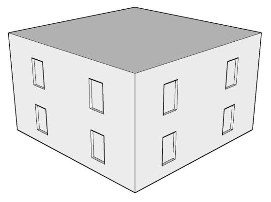 3.1 Caratteristiche geometriche Tabella 1: Caratteristiche geometriche principali degli edifici analizzati.