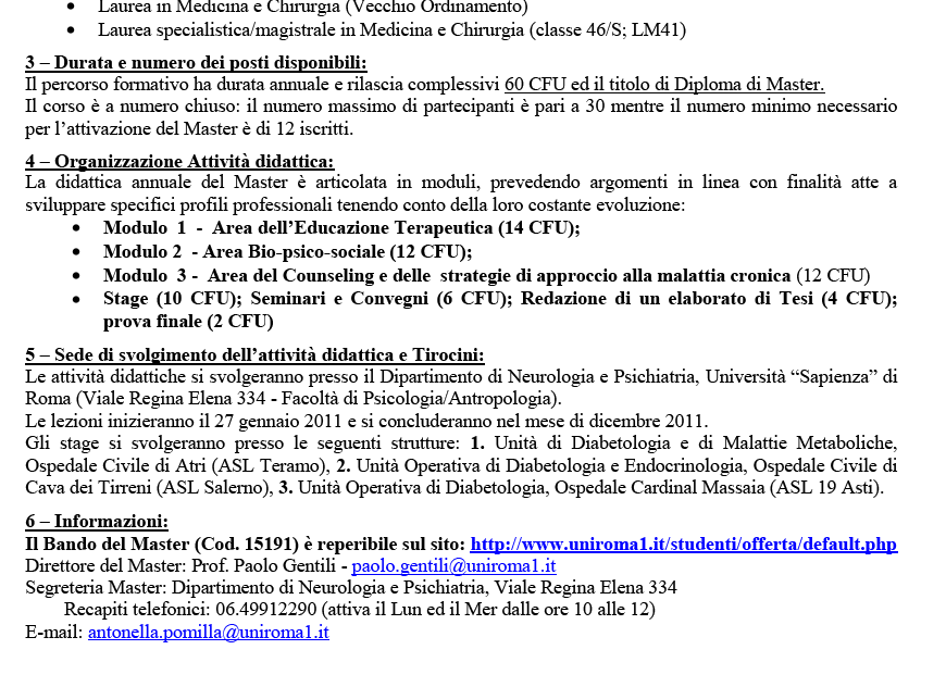 SCHEDA DI ISCRIZIONE In stampatello Cognome Nome Codice Fiscale Ente di appart. Qualifica Via n Citta CAP Tel./Cell.