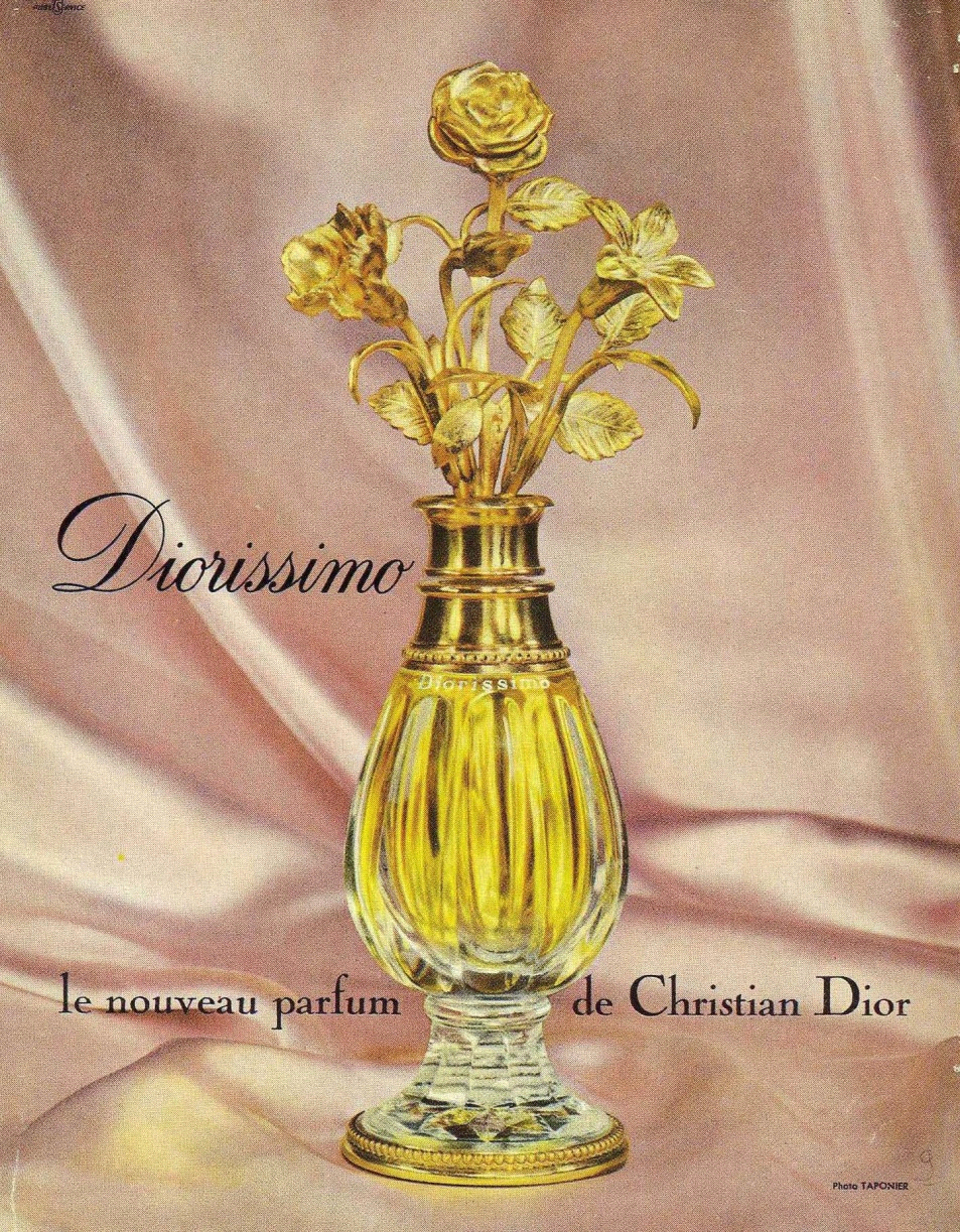 Christian Dior Pubblicità per il lancio di Diorissimo.