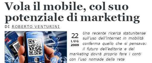Nuove frontiere: mobile