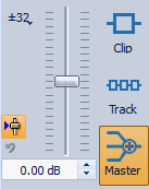 Montaggio Audio Effetti per tracce, clip e uscita master della coda in modo da consentire il decadimento naturale dell'effetto.