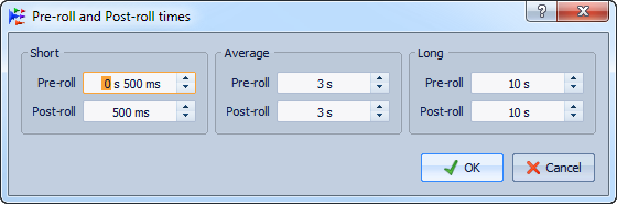 Riproduzione Barra di trasporto Pre-roll e post-roll È possibile avviare la riproduzione poco prima di una specifica posizione (pre-roll) e arrestarla poco dopo un'altra posizione (post-roll).